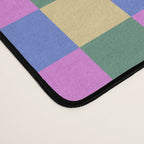 Checkered Multicolor Pattern XXI Colorful Spring Desk Mat Gallery Image 4