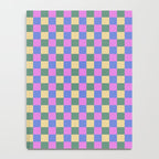 Checkered Multicolor Pattern XXI Colorful Spring Notebook Gallery Image 4
