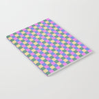 Checkered Multicolor Pattern XXI Colorful Spring Notebook Gallery Image 2