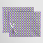 Checkered Multicolor Pattern XXI Colorful Spring Placemat Gallery Image 1