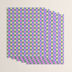 Checkered Multicolor Pattern XXI Colorful Spring Wrapping Paper Gallery Image 3