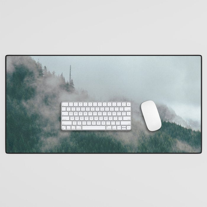 Forest Fog IX Desk Mat Gallery Image 1
