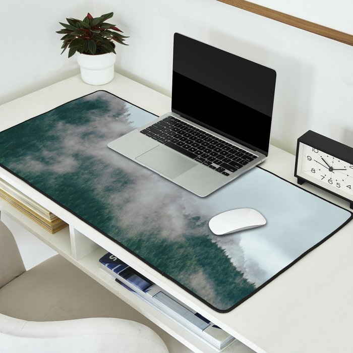 Forest Fog IX Desk Mat Gallery Image 2
