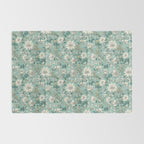 Elegant Vintage Floral Pattern Rug Gallery Image 2