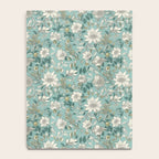 Elegant Vintage Floral Pattern Notebook Gallery Image 4