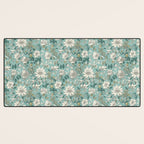 Elegant Vintage Floral Pattern Desk Mat Gallery Image 3