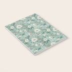 Elegant Vintage Floral Pattern Notebook Gallery Image 3