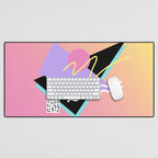 Memphis pattern 95 - 80s / 90s Retro Desk Mat Gallery Image 1