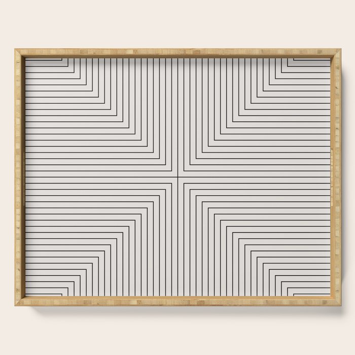 Angular Lines I Serving Tray Gallery Image 1