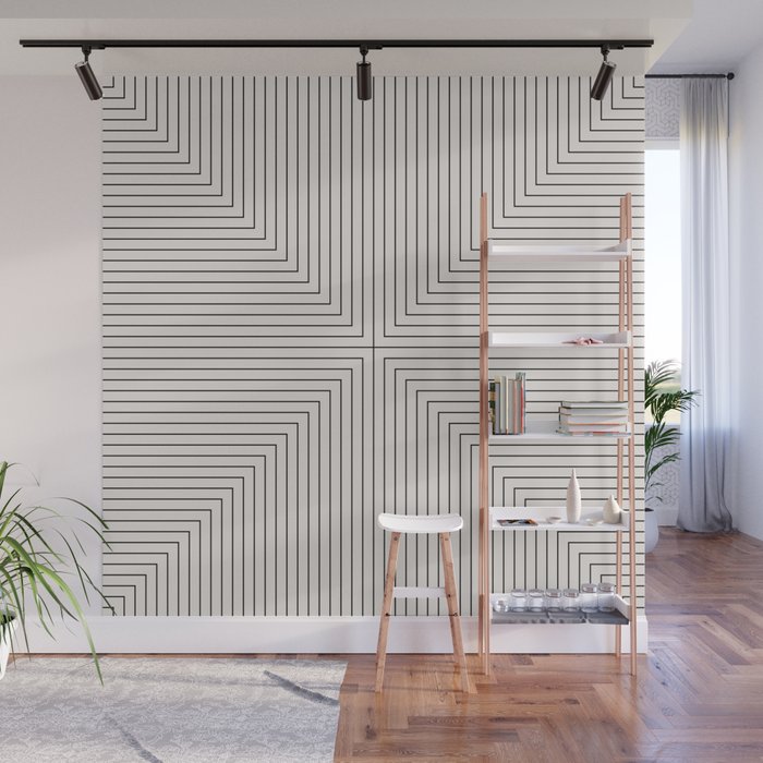 Angular Lines I Wall Mural Gallery Image 1