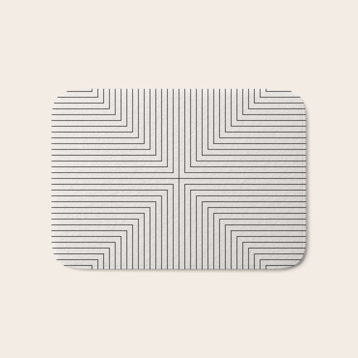 Angular Lines I Bath Mat Gallery Image 1