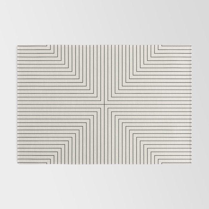 Angular Lines I Rug Gallery Image 2