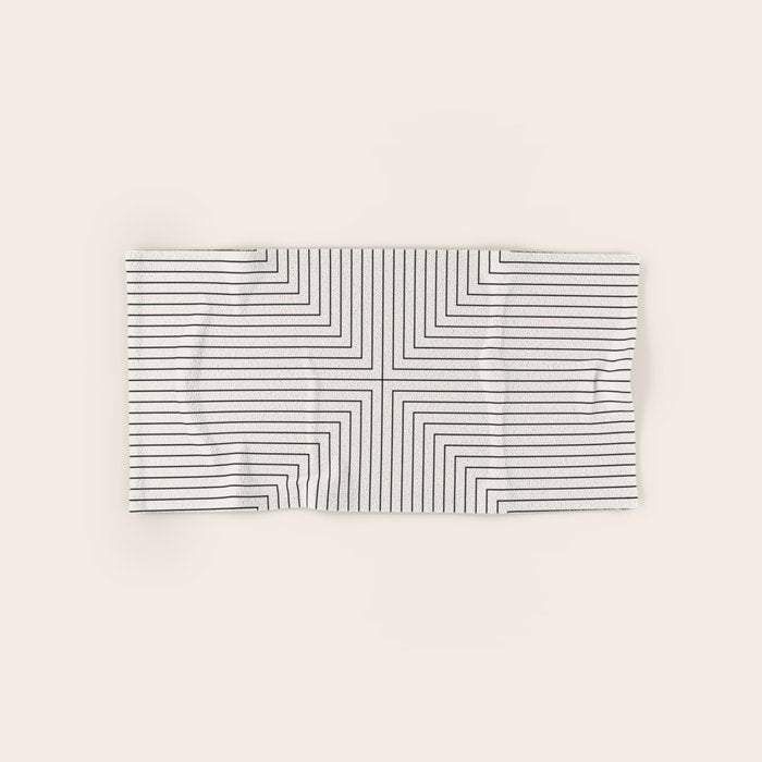Angular Lines I Bath Towel Gallery Image 1