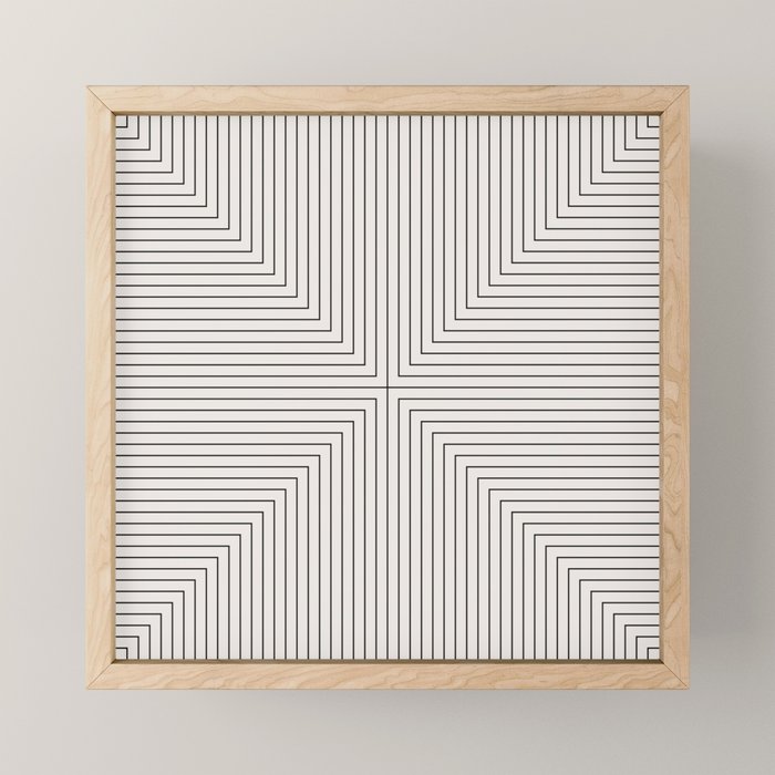Angular Lines I Mini Art Print Gallery Image 1