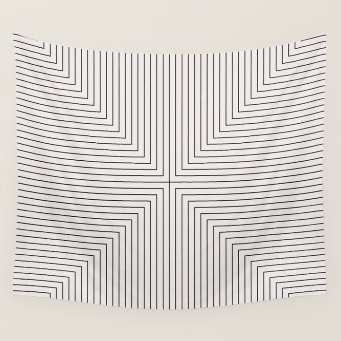 Angular Lines I Wall Tapestry Gallery Image 4
