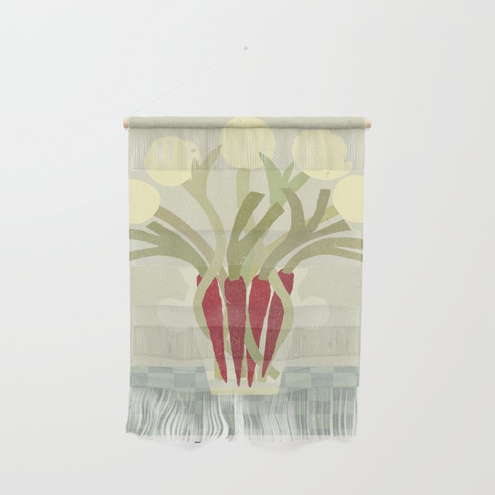 Flowers & Veggies. Still life autumn collection Wall Hanging Gallery Image 1