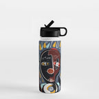 Say my name street art brut painting Water Bottle Gallery Image 1
