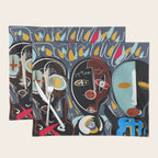 Say my name street art brut painting Placemat Gallery Image 1