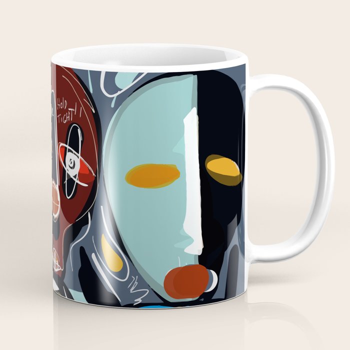 Say my name street art brut painting Coffee Mug Gallery Image 1