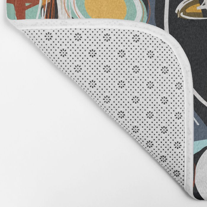 Say my name street art brut painting Bath Mat Gallery Image 2