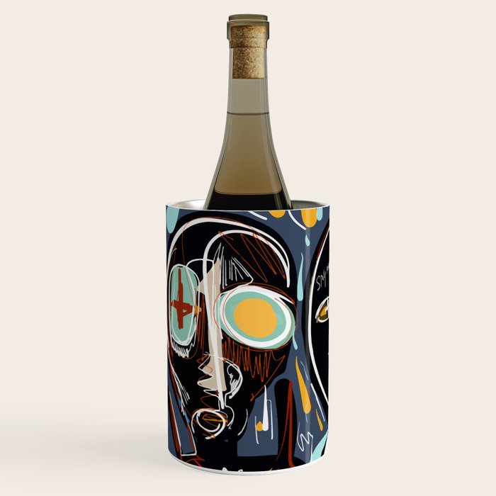 Say my name street art brut painting Wine Chiller Gallery Image 2