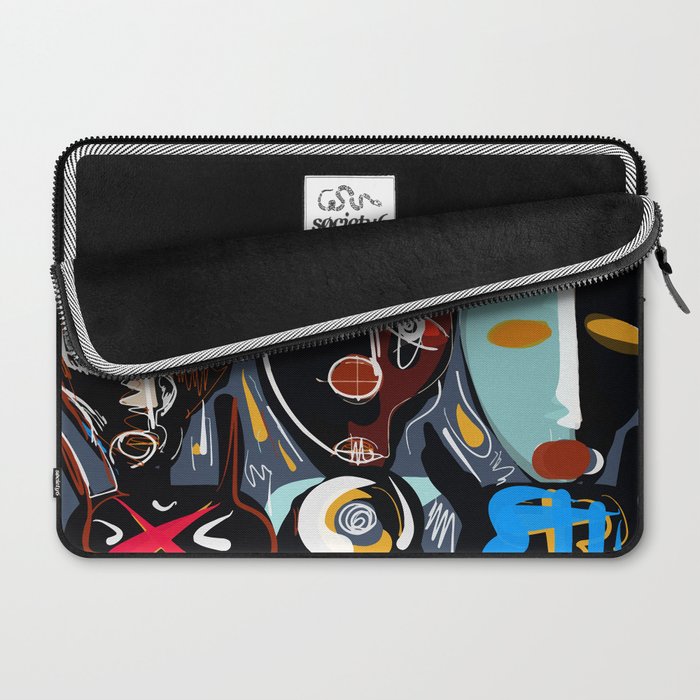 Say my name street art brut painting Laptop Sleeve Gallery Image 2