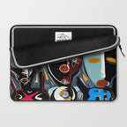 Say my name street art brut painting Laptop Sleeve Gallery Image 2
