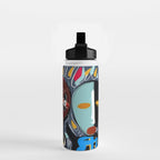 Say my name street art brut painting Water Bottle Gallery Image 2