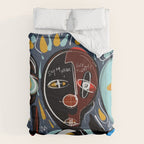 Say my name street art brut painting Comforter Gallery Image 6