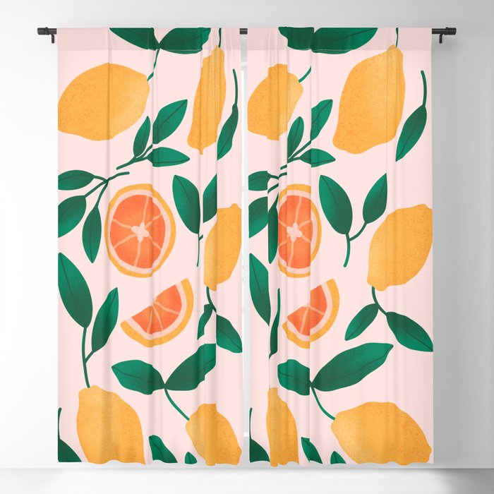 Citrus Fruits Window Curtain Gallery Image 1