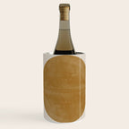 Mid Century Modern Mustard Graphic Wine Chiller Gallery Image 3