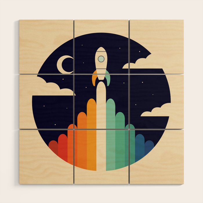 Up Wood Wall Art Gallery Image 1