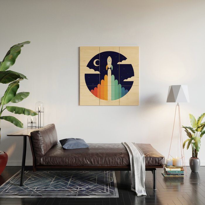 Up Wood Wall Art Gallery Image 2