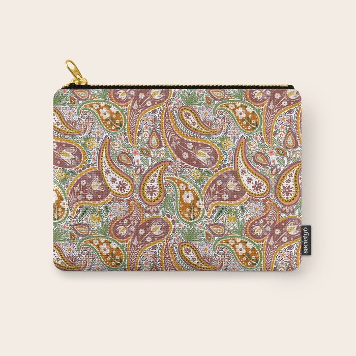 Rustic Paisley Delight Carry All Pouch Gallery Image 1