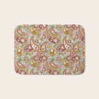Rustic Paisley Delight Bath Mat Gallery Image 1