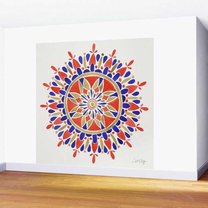 Mandala - America Palette Wall Mural Gallery Image 2
