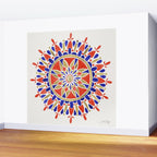 Mandala - America Palette Wall Mural Gallery Image 2