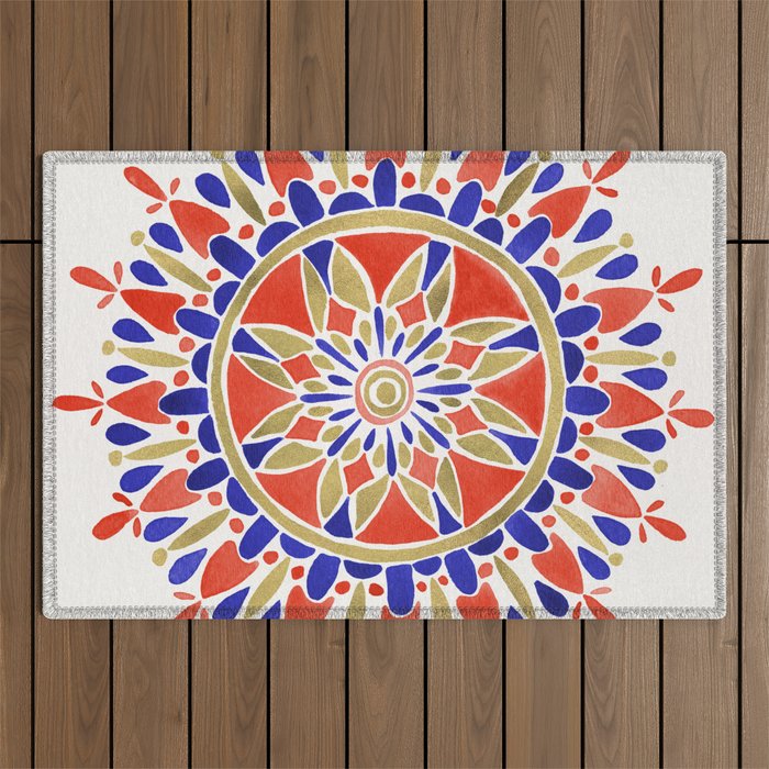Mandala - America Palette Outdoor Rug Gallery Image 1