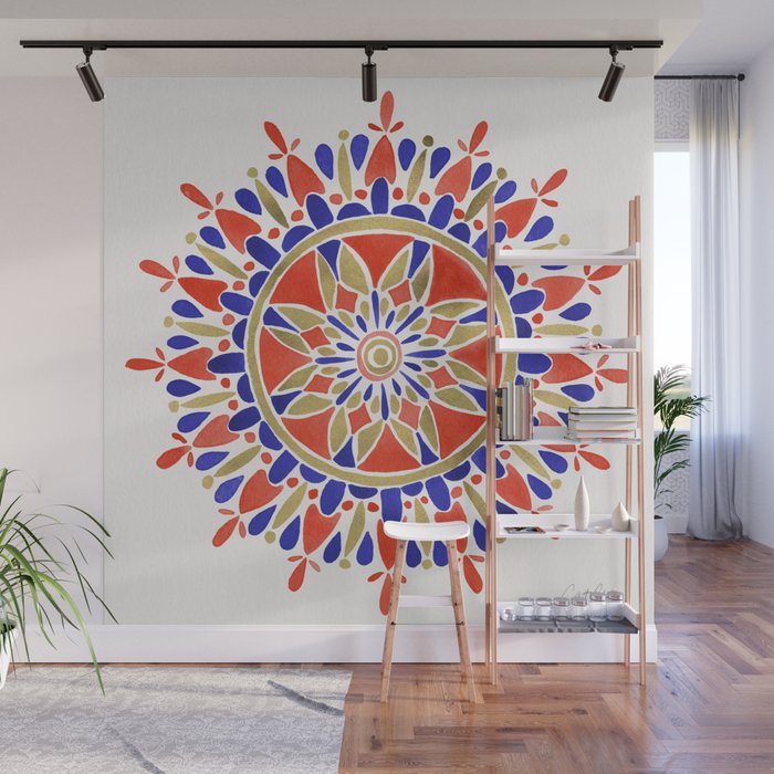 Mandala - America Palette Wall Mural Gallery Image 1