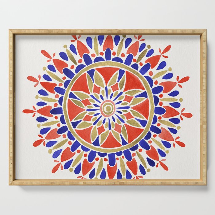 Mandala - America Palette Serving Tray Gallery Image 1