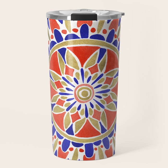 Mandala - America Palette Travel Mug Gallery Image 1