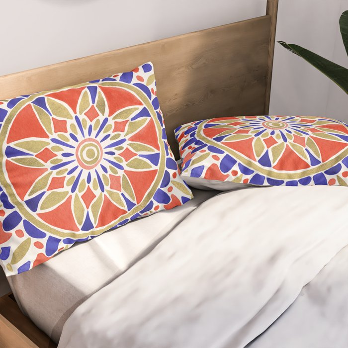 Mandala - America Palette Pillow Sham Gallery Image 2