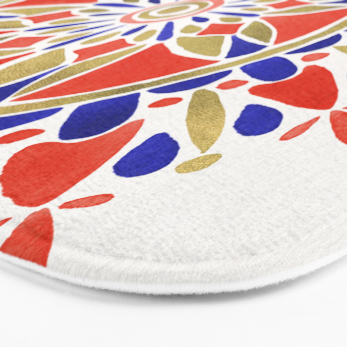 Mandala - America Palette Bath Mat Gallery Image 3