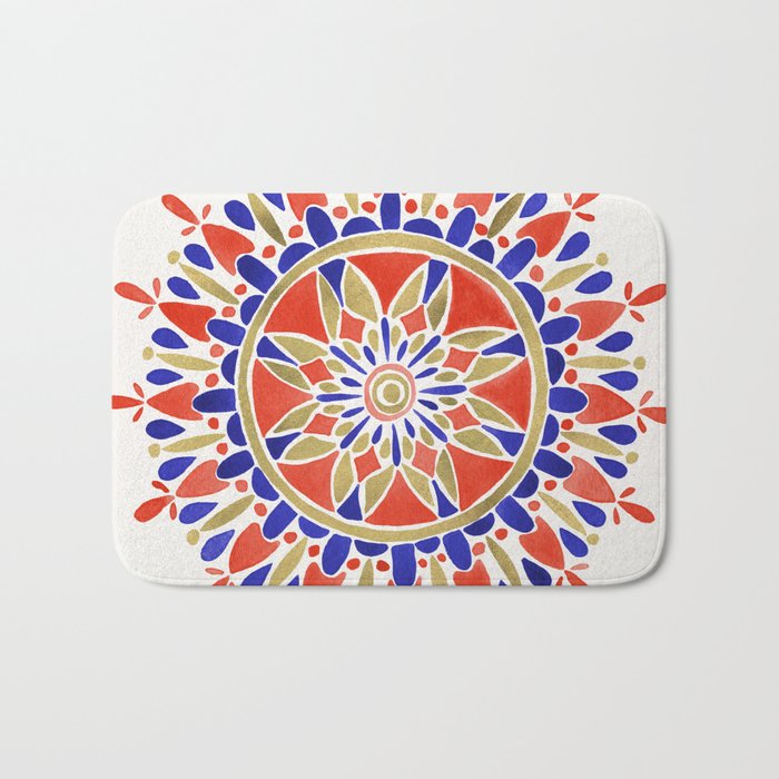Mandala - America Palette Bath Mat Gallery Image 1