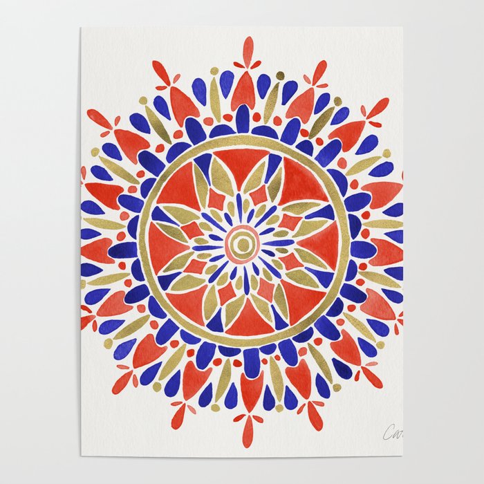 Mandala - America Palette Poster Gallery Image 4