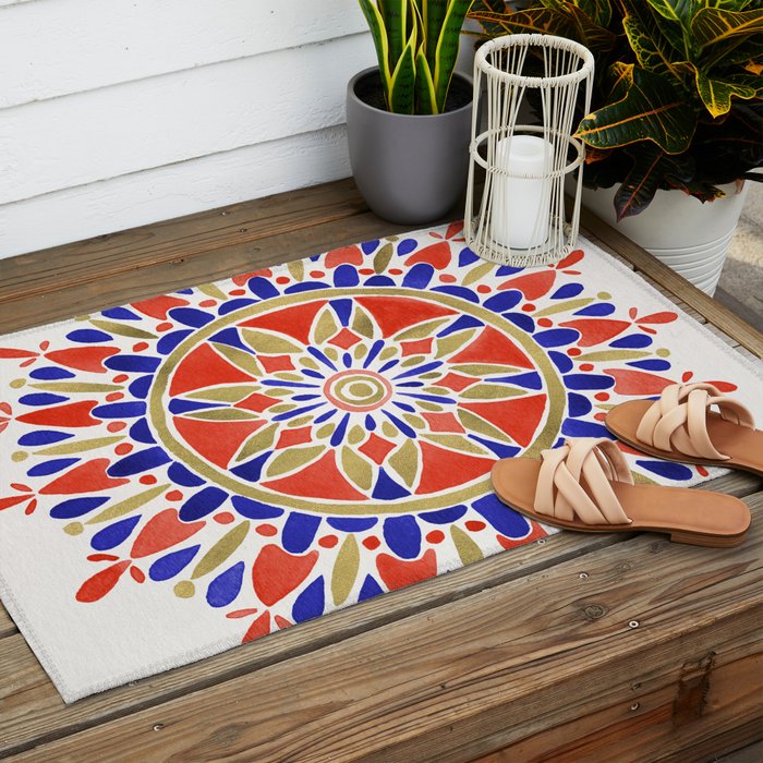 Mandala - America Palette Outdoor Rug Gallery Image 2