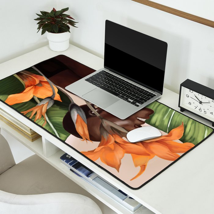 Ethereal Bloom Desk Mat Gallery Image 2