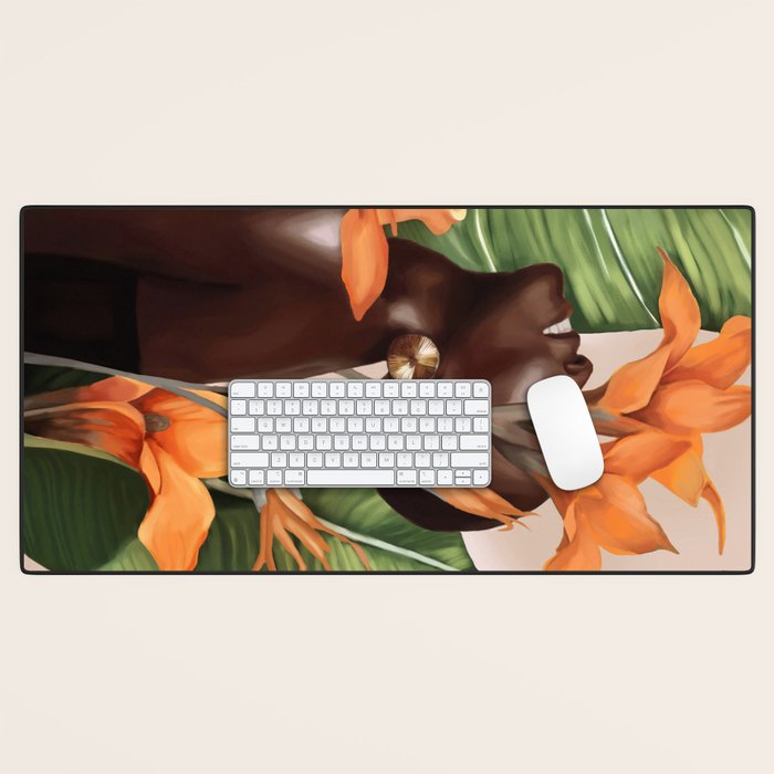 Ethereal Bloom Desk Mat Gallery Image 1