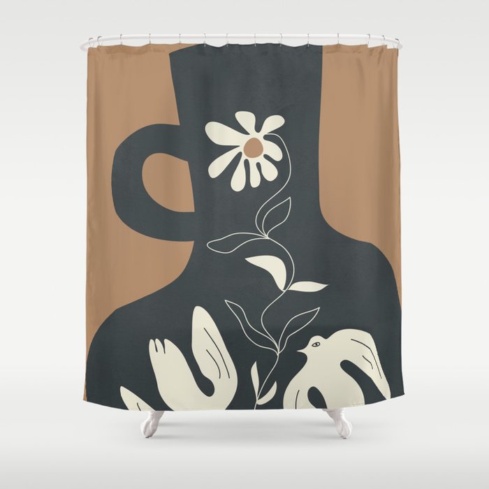 Harmony in Bloom 1 Shower Curtain Gallery Image 1