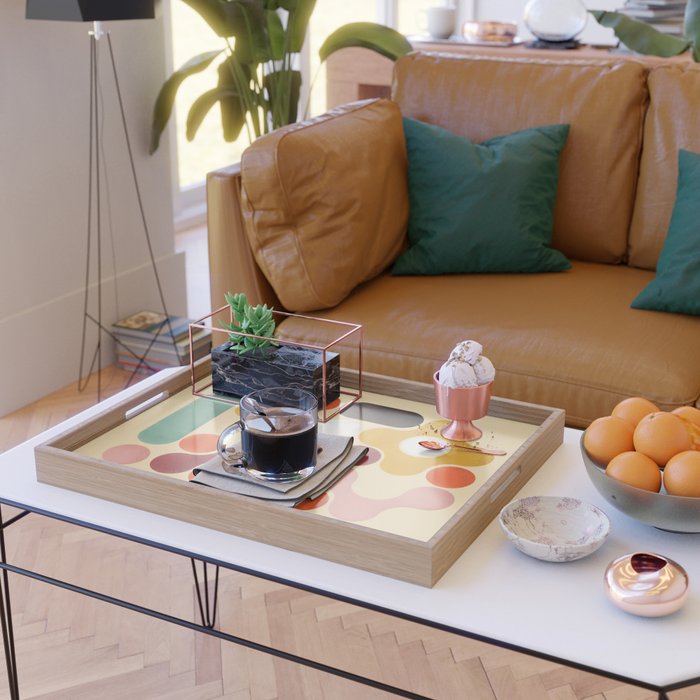 Color pops - mid century style  Serving Tray Gallery Image 2